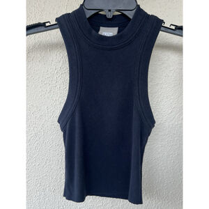 Kith Lyra Cupro Tank Black Beauty Cropped Women’s Size XS